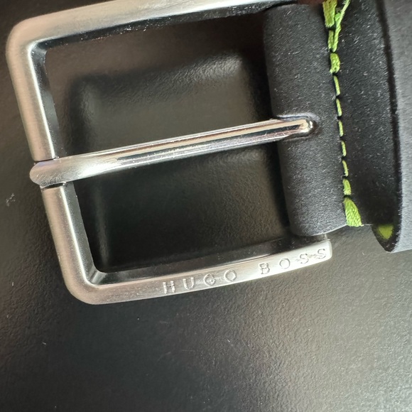 Hugo Boss leather belt, men, size 32” - Picture 8 of 10